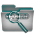 folder with magnifying glass